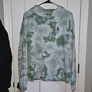 Womens Empyre hoodie sz small. Tie dye green and white